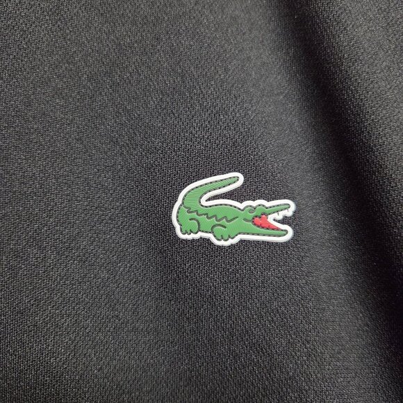 Lacoste Sport Polo Mens 3XL Black Ultra Dry Regular Fit Performance Golf Casual - Picture 6 of 12